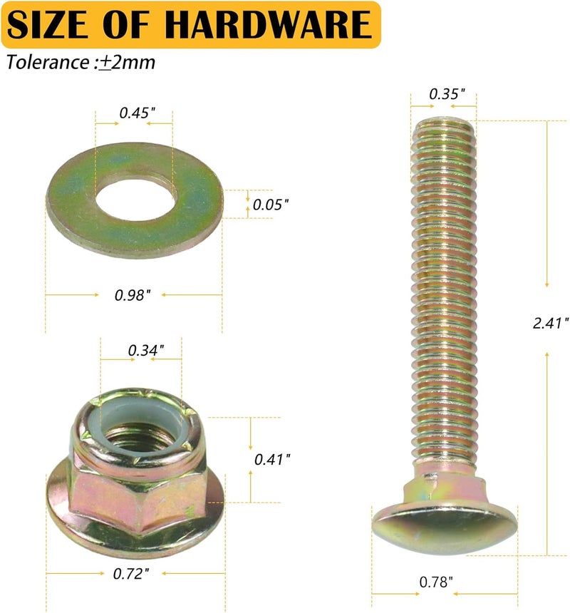BOSFLAG 532196106 Idler Pulley with 532196104 Idler Pulley Replaces 532197379 Idler Pulley, 532196104, 532197380 Idler Pulley 197380 197379 - Image 4